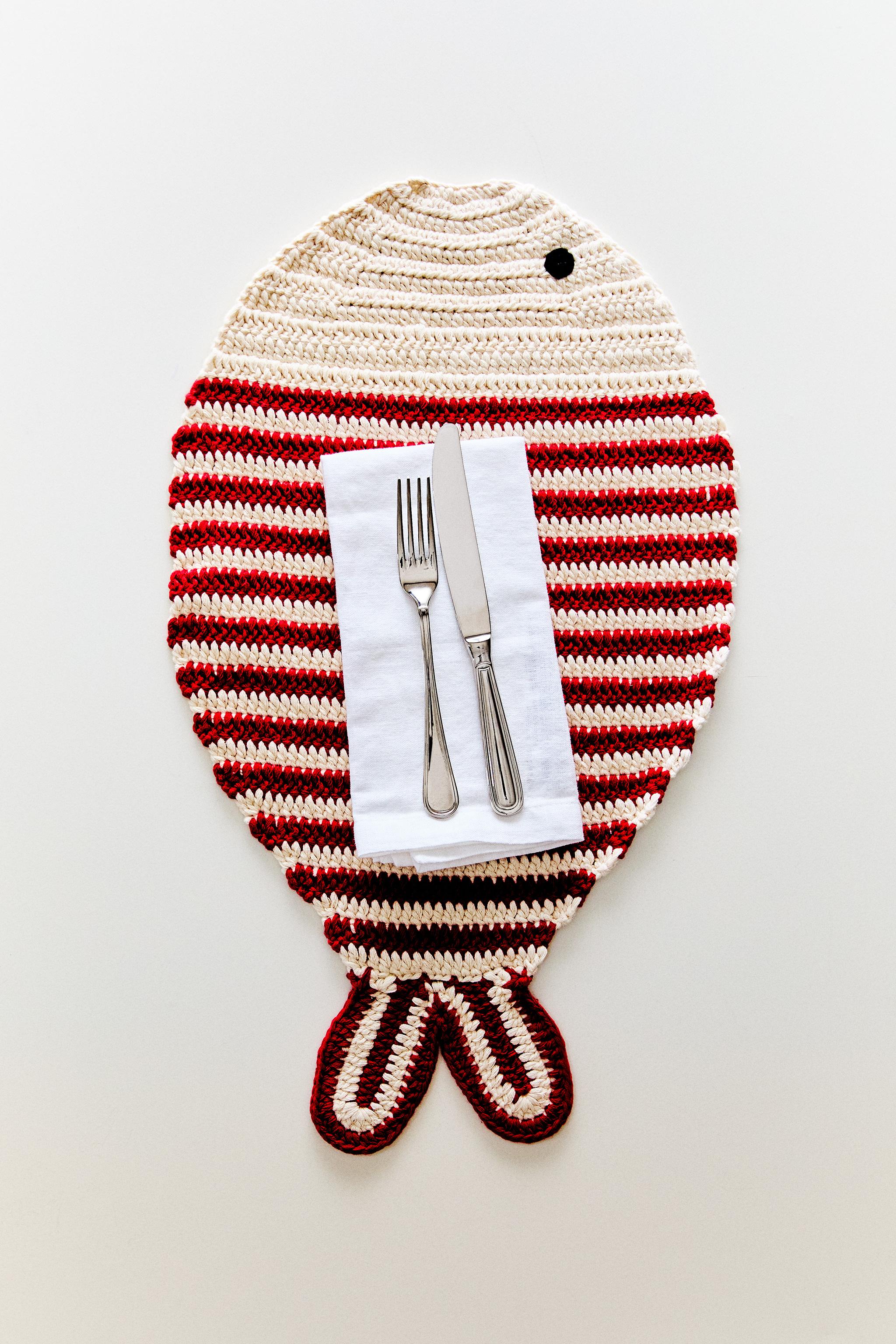 FISH CROCHET PLACEMAT